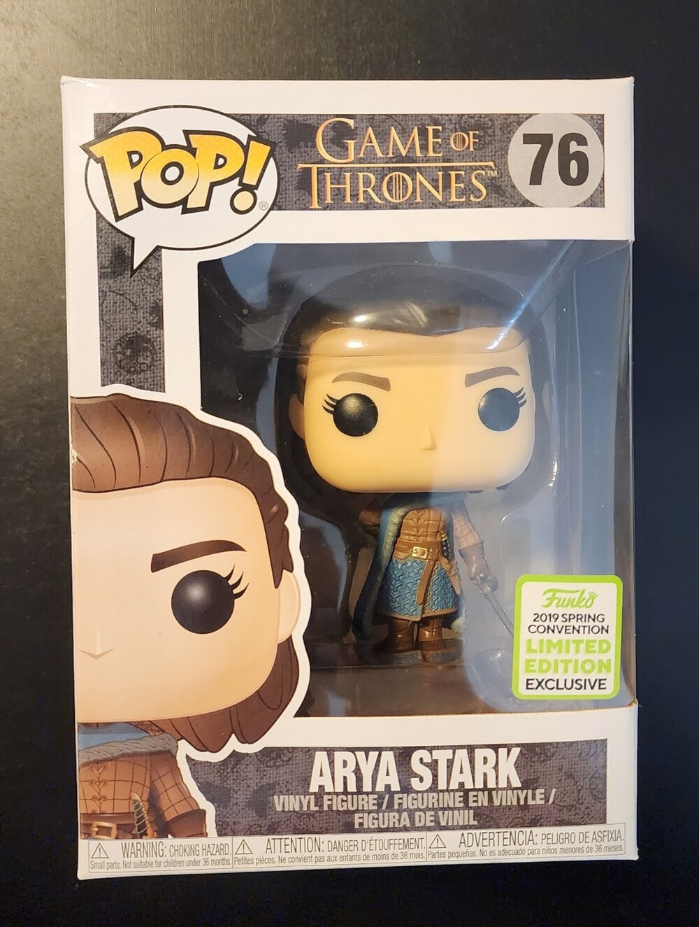 Game of Thrones: Arya Stark: 2019 Spring Convention Limited Edition Funko #76